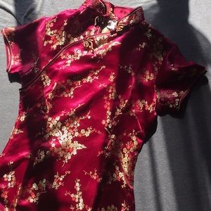 COPY - Cheongsam Mid Length Dress